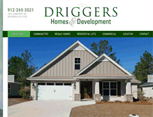 Tablet Screenshot of driggershomes.com